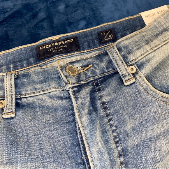NWT Lucky Brand High Rise Skinny Bridgette Crop Jeans - Picture 6 of 6